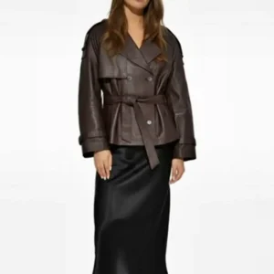 올세인츠 리드 크롭 레더 재킷 정품 실물 및 가죽 질감 디테일