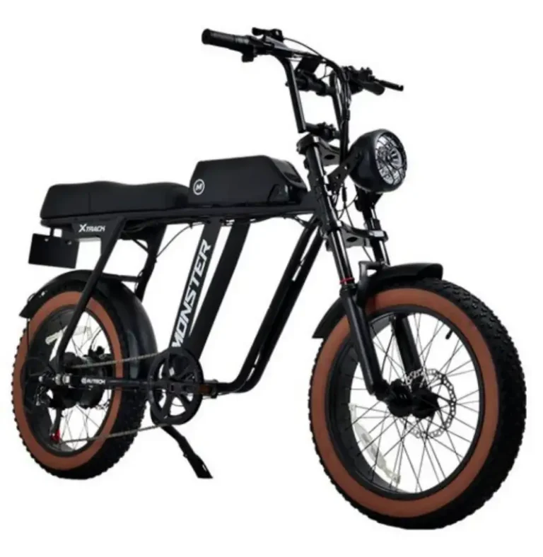 에이유테크 엑스트랙 몬스터 팻바이크 48V 실물 및 로켓설치 배송 박스 이미지