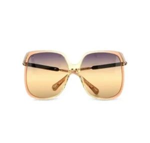 끌로에 알리 선글라스 정품 실물 핏 및 오버사이즈 쉐입 상세 이미지