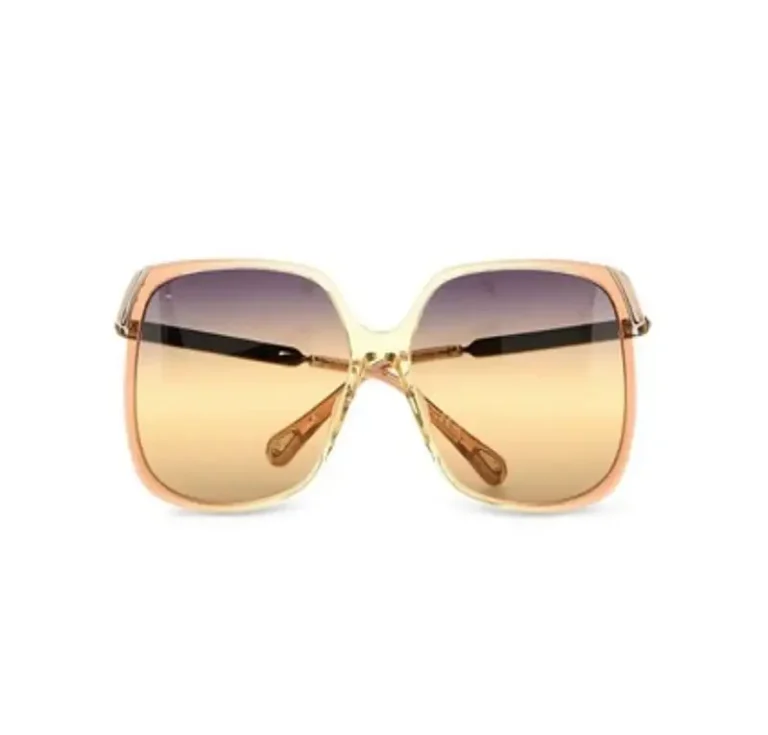 끌로에 알리 선글라스 정품 실물 핏 및 오버사이즈 쉐입 상세 이미지