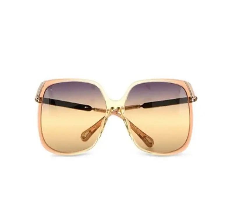 끌로에 알리 선글라스 정품 실물 핏 및 오버사이즈 쉐입 상세 이미지