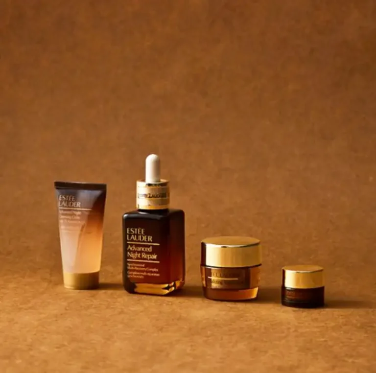 에스티로더 갈색병 세럼 및 수프림 단단크림 세트 실물 구성 이미지