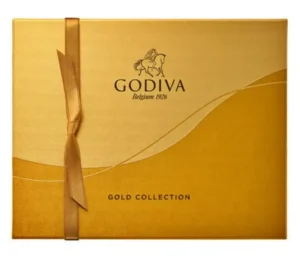 고디바 클래식 골드 컬렉션 20종 세트 정품 실물 패키지 및 쇼핑백 구성 이미지
