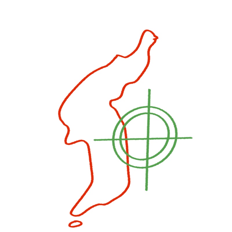 직접 그린 대한민국과 고정밀지도를 담은 그림