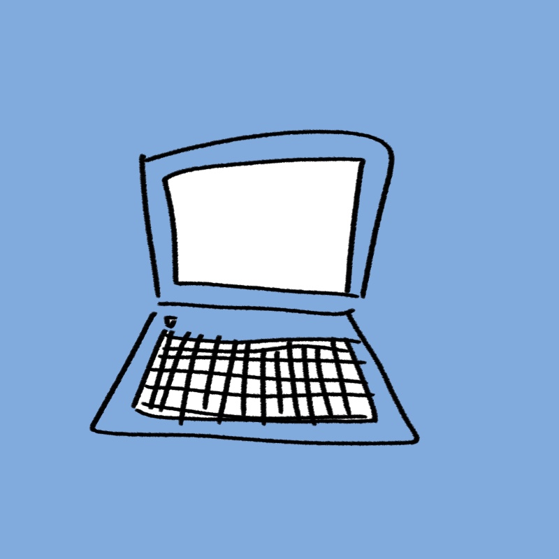 직접 그린 노트북 이미지