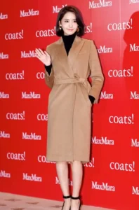 막스마라 캐시미어 코트 정품 실물 상세 사진 및 착용 실루엣