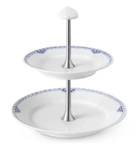 로얄코펜하겐 프린세스 2단 스탠드 정품 실물 및 핸드 페인팅 디테일