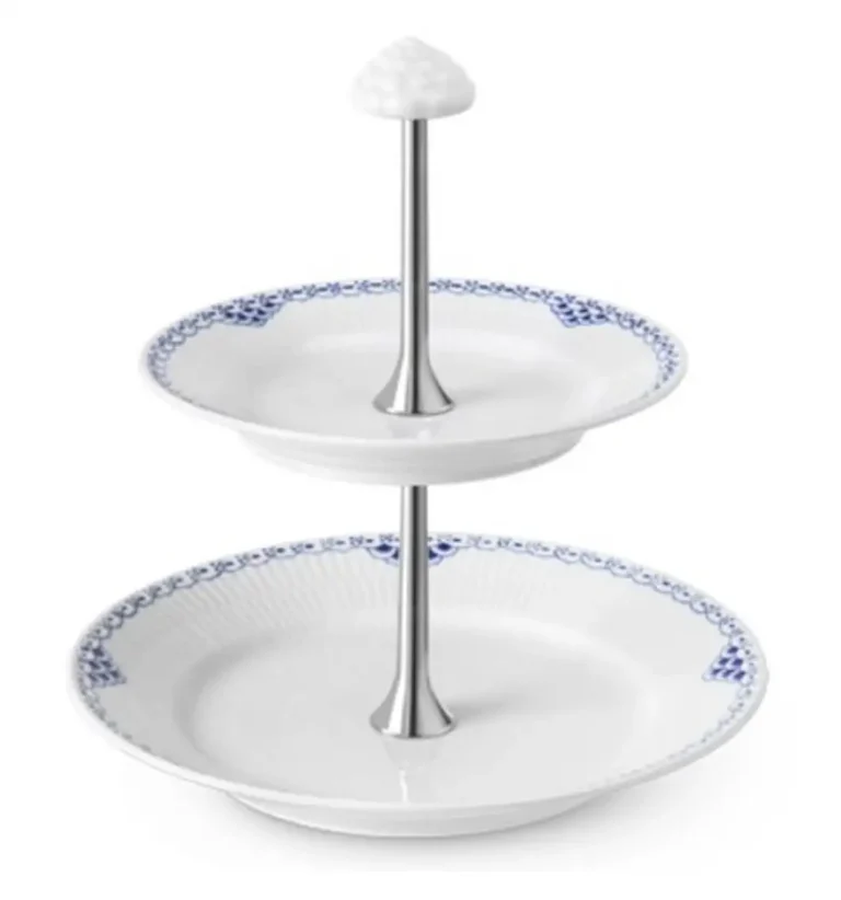 로얄코펜하겐 프린세스 2단 스탠드 정품 실물 및 핸드 페인팅 디테일