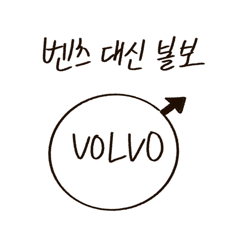 볼보 S90과 XC90의 안전 철학 및 주요 사양을 설명하는 woolim의 가이드 일러스트