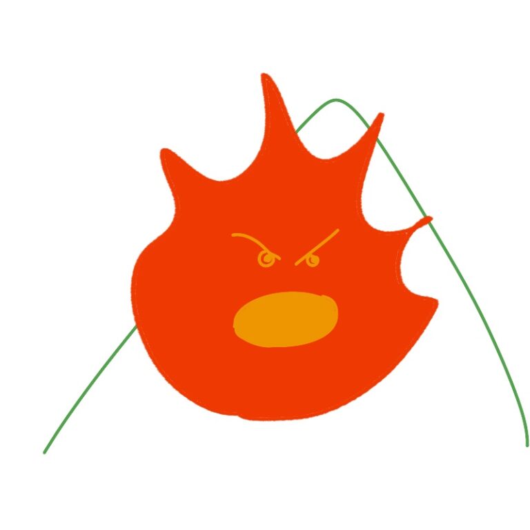 직접 그린 산불 화재 모습