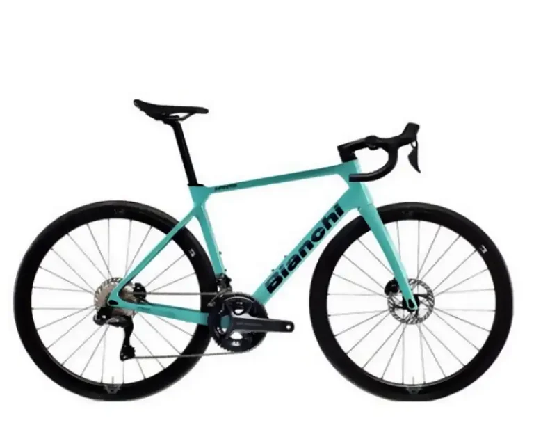 비앙키 인피니토 울테그라 Di2 59 사이즈 실물 및 파워미터 디테일