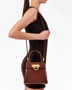 페라가모 아이코닉 탑 핸들 토트 백 정품 실물 및 간치니 로고 디테일