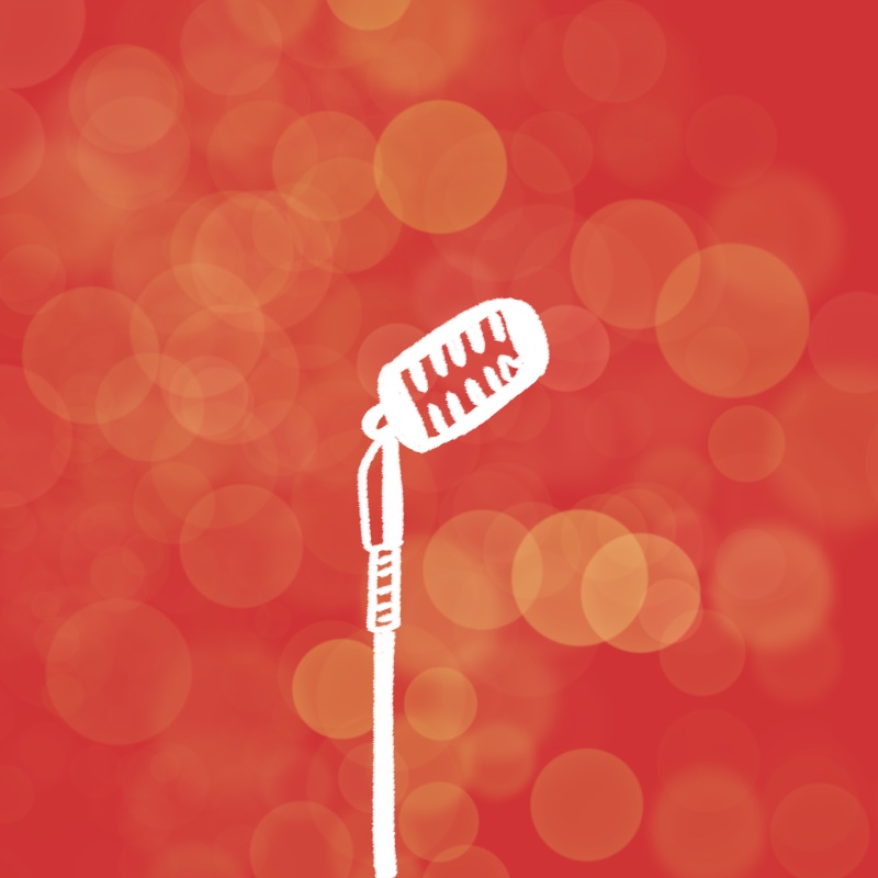 woolim이 직접 그린 미스트롯의 마이크 일러스트